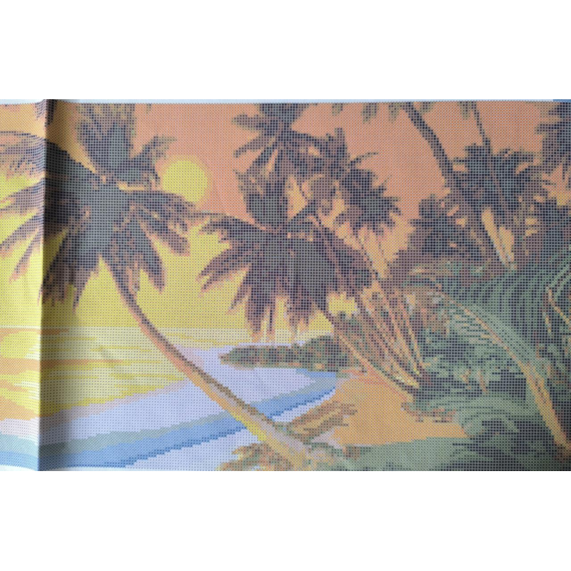 Схема для вишивання бісером. Пальми. Схема для вишивання бісером. Пальми.