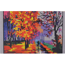 Схема для вишивання бісером. Після дощу.