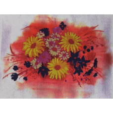 Схема для вишивання бісером. Квіти.