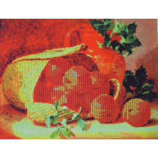 Схема для вишивання бісером. Яблука.