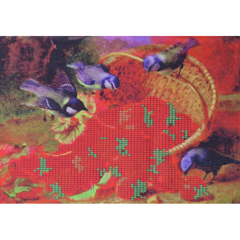 Схема для вишивання бісером. Полуниця. Схема для вишивання бісером. Полуниця.