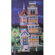 Схема для вишивання бісером. Зима