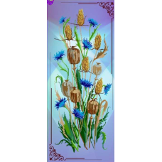 Схема для вишивання бісером. Ступні квіти.