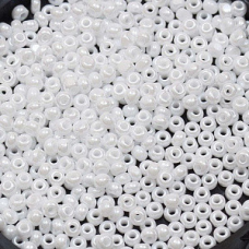 Бісер перламутровий, білий 10 г, No10