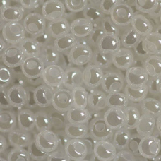 Бісер перламутровий, напівпрозорий, білий 10 г, No10