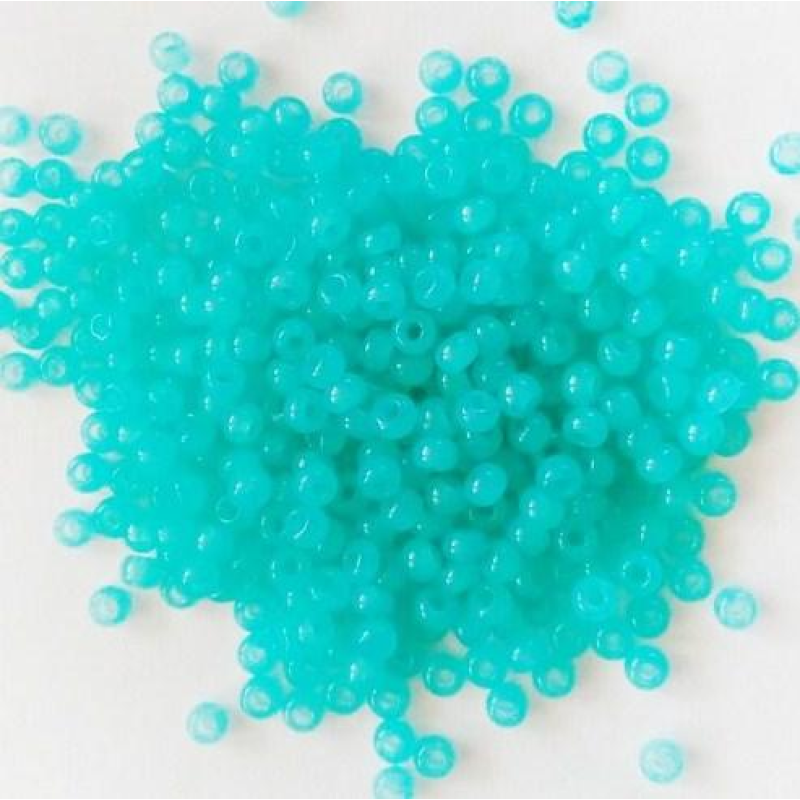 Бісер алебастровий аквамарин 10 г, No10