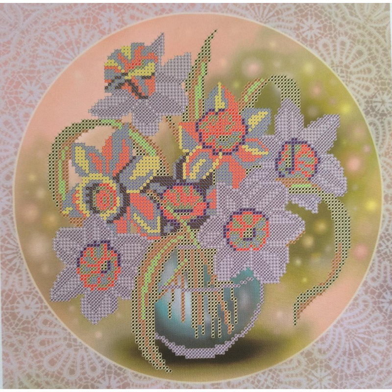 Схема для вишивання бісером. Букет для зачарування Схема для вишивання бісером. Букет для зачарування