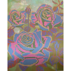 Схема для вишивання бісером. Цариця квітів.