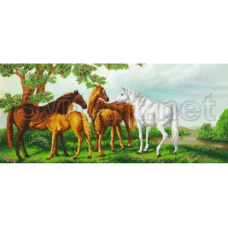 Схема для вишивання бісером. Коня.