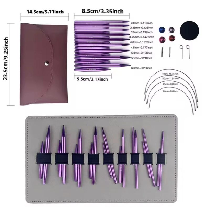 Набір спиць для в“язання зі знімними волосінями