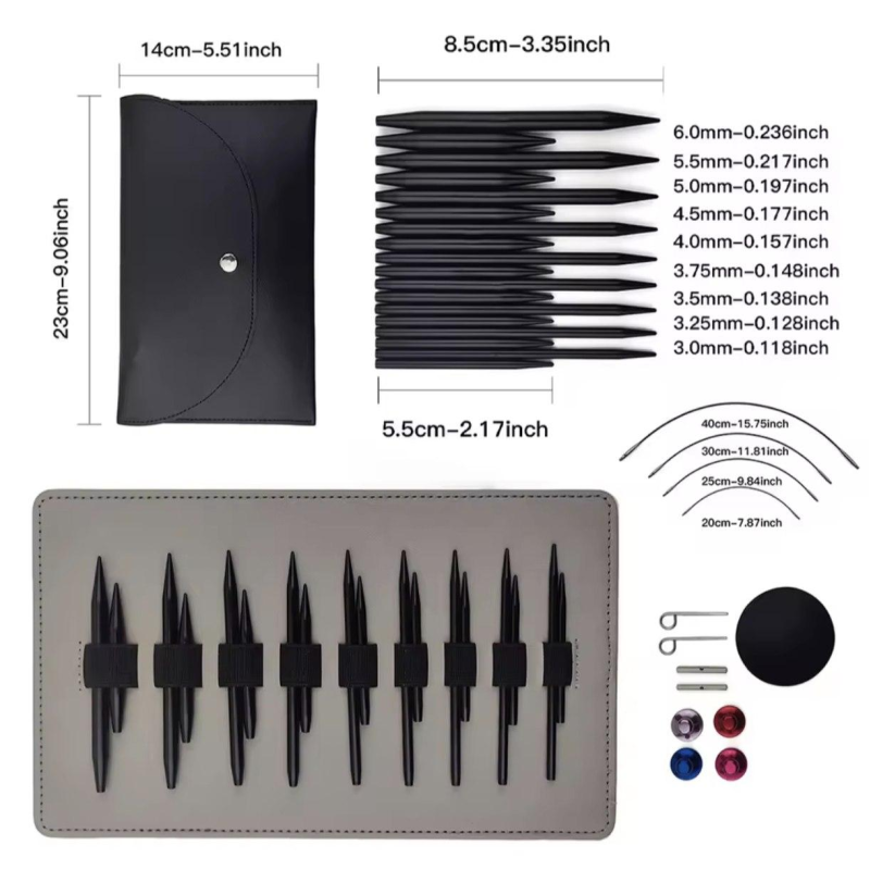 Набір спиць для в“язання зі знімними волосінями