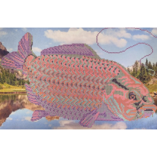 Схема для вишивання бісером. Риболовля.