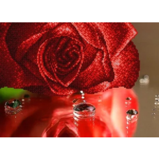 Схема для вишивання бісером. Краплі роси