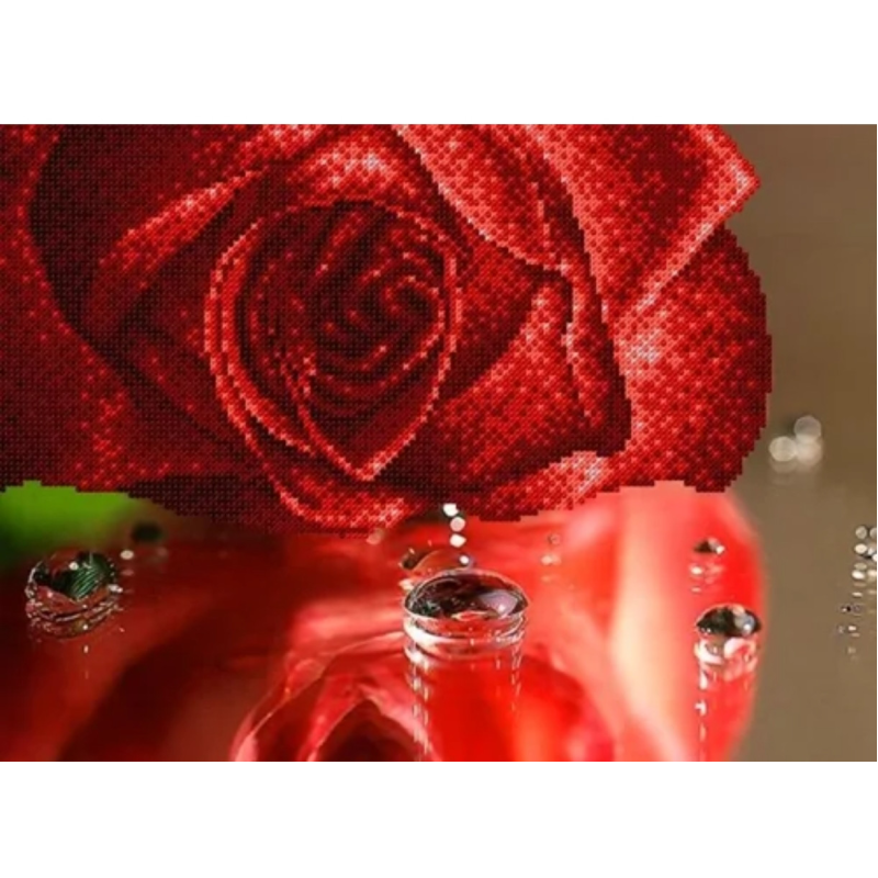 Схема для вишивання бісером. Краплі роси