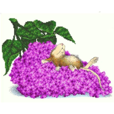 Схема для вишивання бісером. Бузковий дурман