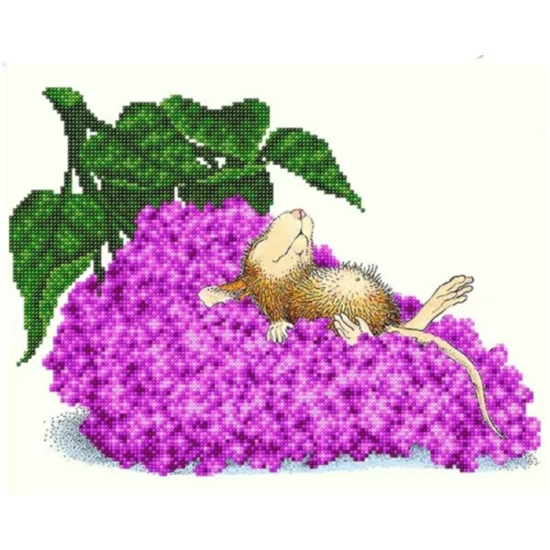 Схема для вишивання бісером. Бузковий дурман Схема для вишивання бісером. Бузковий дурман