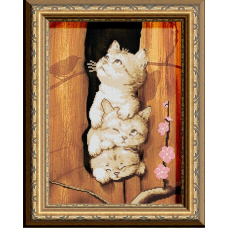 Схема для вишивання бісером. Коты.