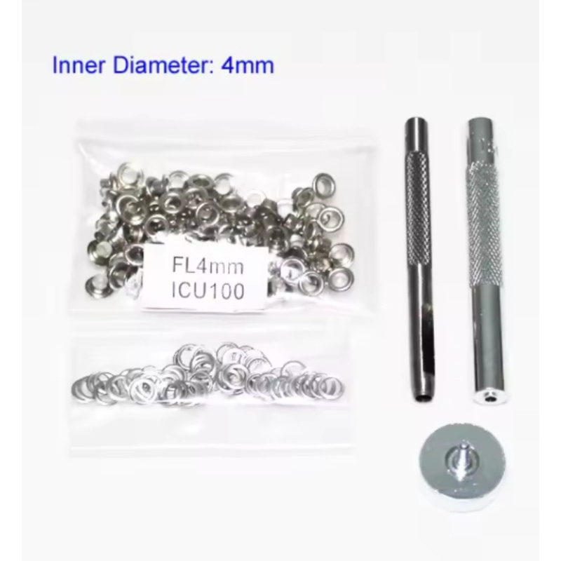 Набір для встановлення люверсів 4-6 мм із люверсами