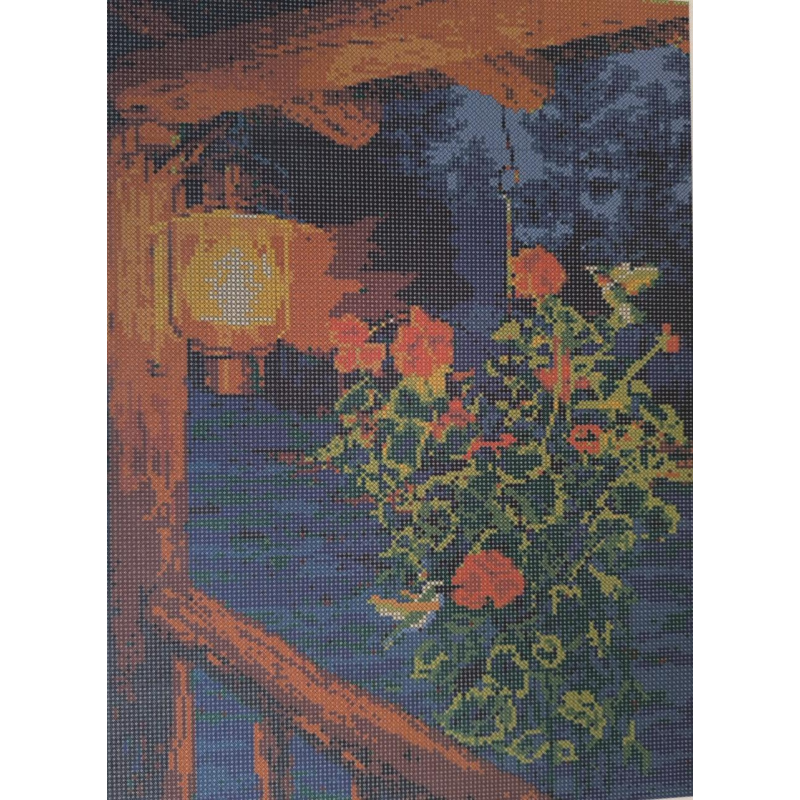 Схема для вишивання бісером. Вечер Схема для вишивання бісером. Вечер