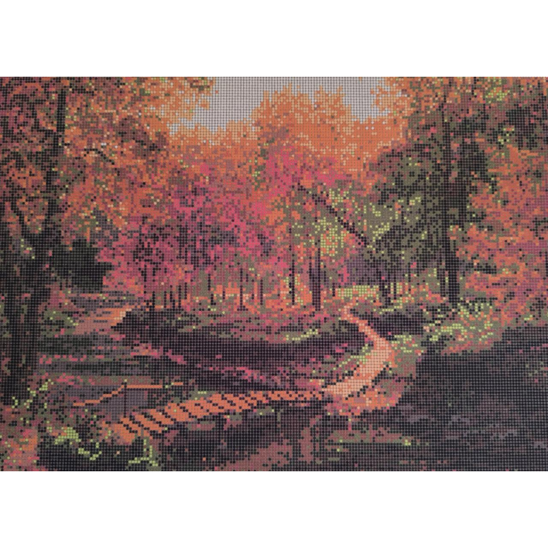 Схема для вишивання бісером. Краски осени