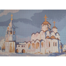 Схема для вишивання бісером. Храм