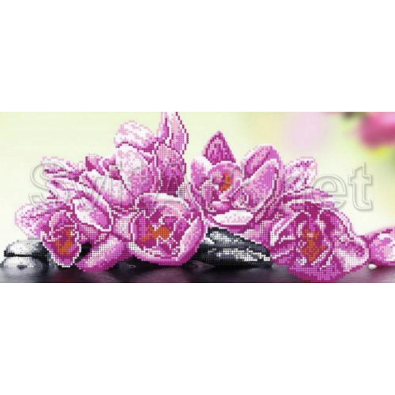 Схема для вишивання бісером. Орхідеї. Схема для вишивання бісером. Орхідеї.