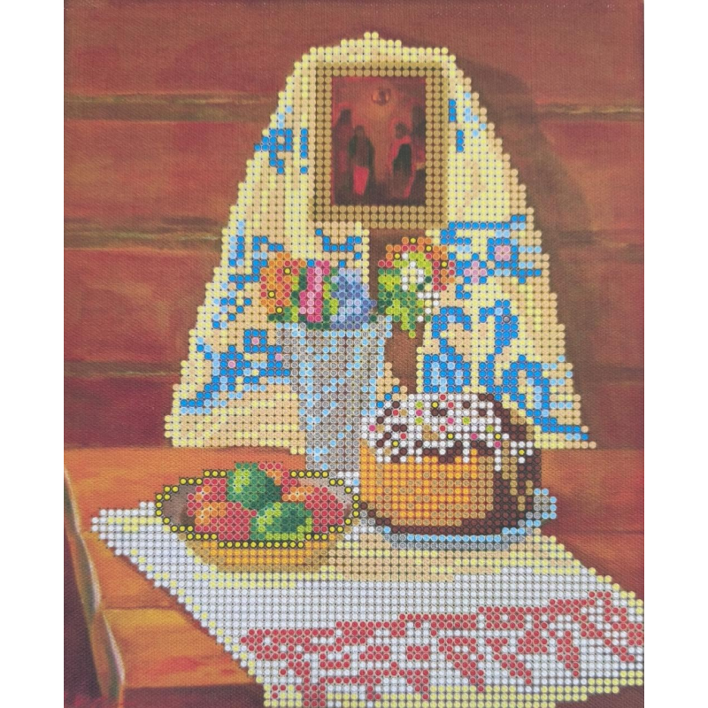 Схема для вишивання бісером. Пасха. Схема для вишивання бісером. Пасха.