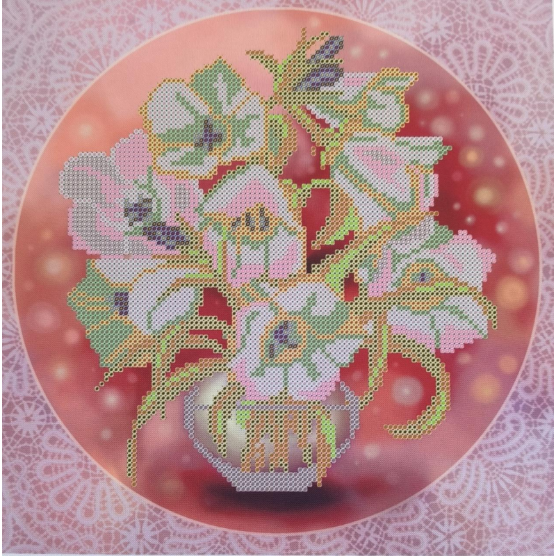 Схема для вишивання бісером. Букет для милашки Схема для вишивання бісером. Букет для милашки
