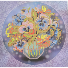 Схема для вишивання бісером. Букет для кокетки