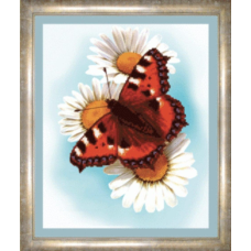 Схема для вишивання бісером. Метелик
