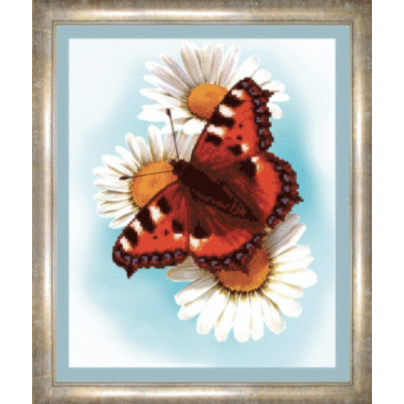 Схема для вишивання бісером. Метелик