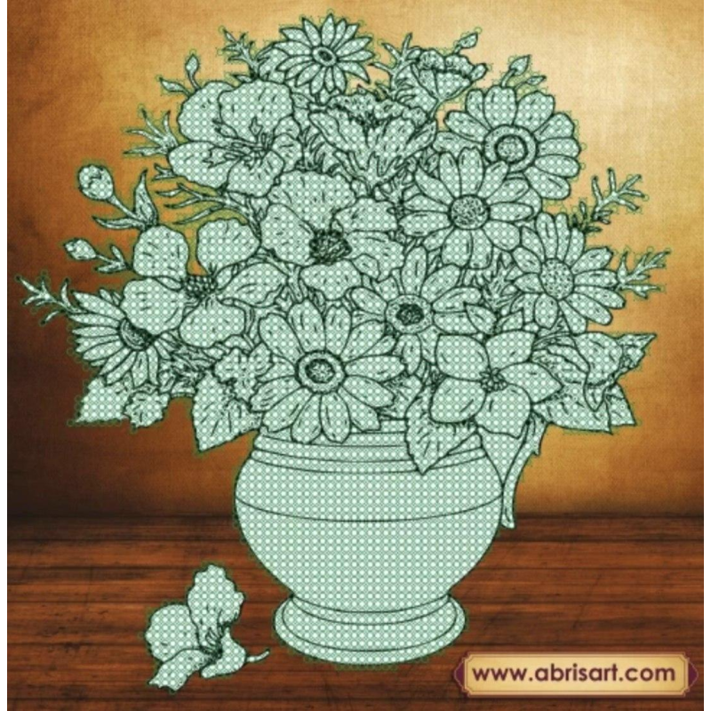 Схема для вишивання бісером. Квіткова фантазія. Схема для вишивання бісером. Квіткова фантазія.