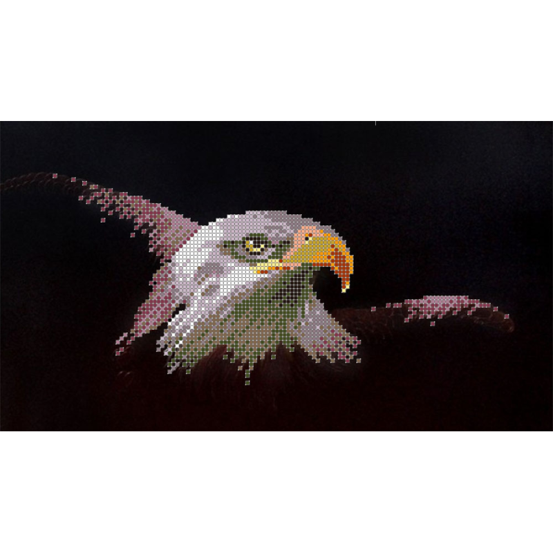 Схема для вишивання бісером. Орел. Схема для вишивання бісером. Орел.