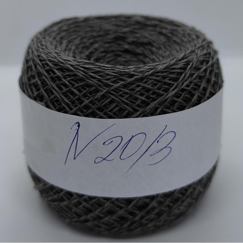 Пряжа поліестер Ярослав. 20/3 Сірий меланж.