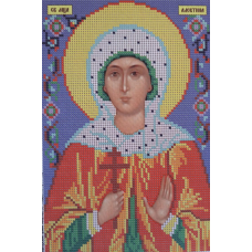 Схема для вишивання бісером ікони. Свята Алефтіна