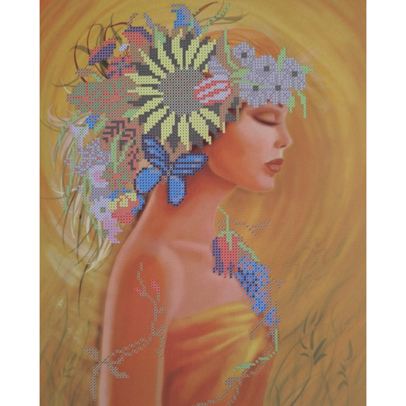 Схема для вишивання бісером. Різнотрави. Схема для вишивання бісером. Різнотрави.