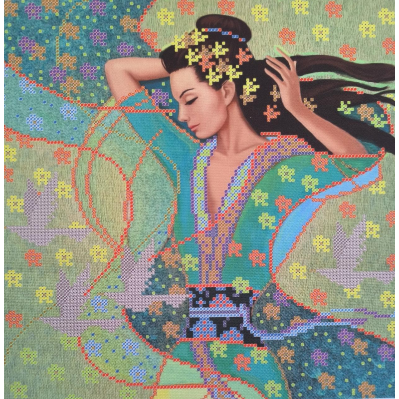 Схема для вишивання бісером. Ефемерність.