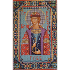 Схема для вишивання бісером ікони. Святий Гліб