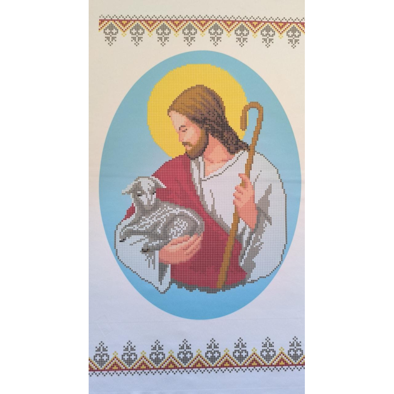 Схема для вишивання бісером. Великодня серветка. тарогід