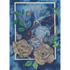 Схема для вишивання бісером. Павутина