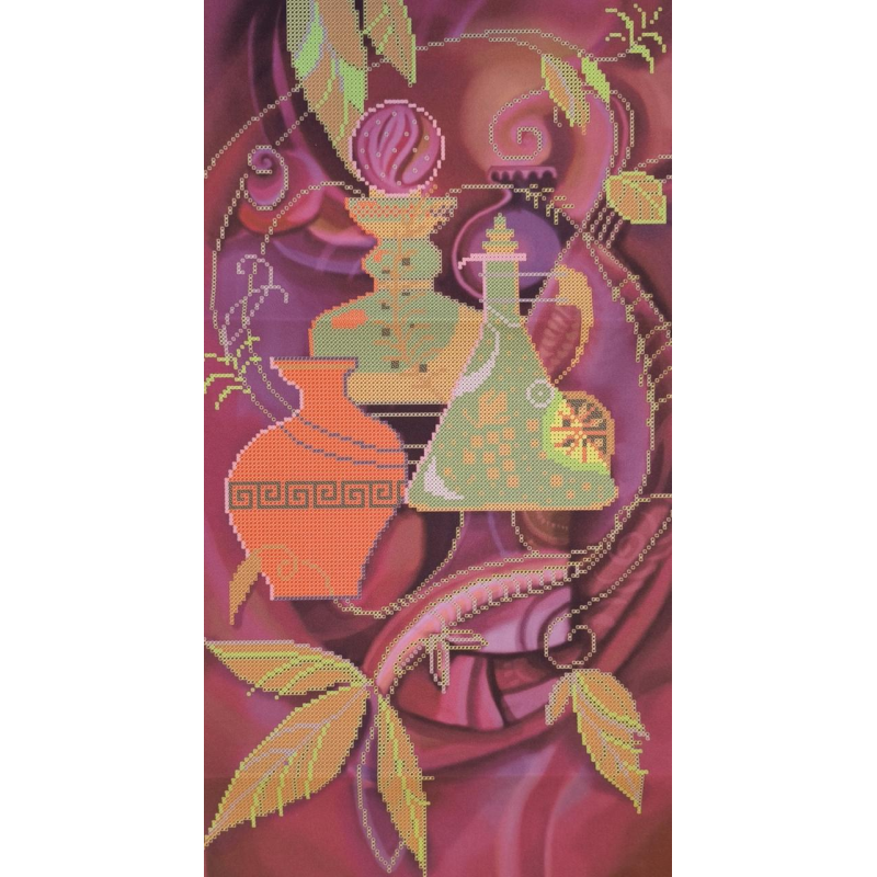 Схема для вишивання бісером. Винарство