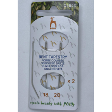 Голка Pony (Індія) гобеленова вигнута No18/20/26 2 шт.