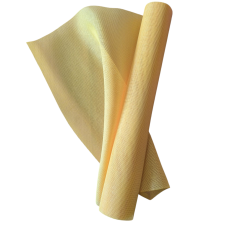 Декоративна мішковина в рулоні. Колір: жовта