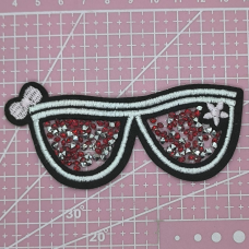 Аплікація для одягу. Окуляри.