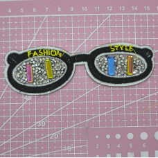 Аплікація для одягу. Окуляри 2.