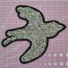 Аплікація для одягу. Ластівка.