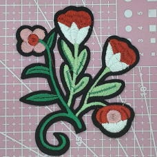 Аплікація для одягу. Квіти