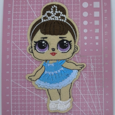 Аплікація для одягу.Кукла Лол.