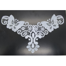 Мереживний комір. Білий