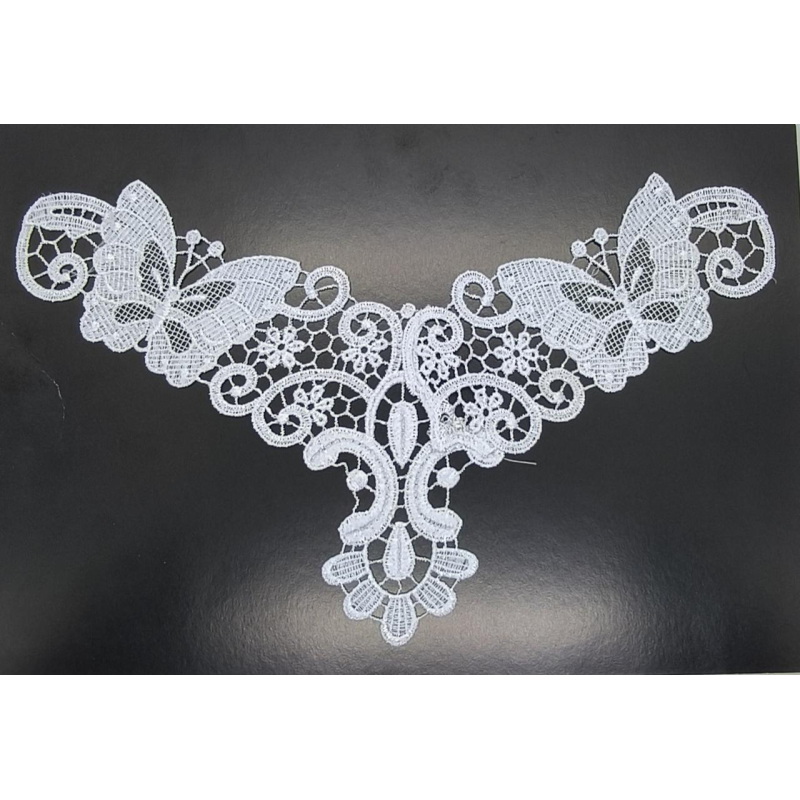 Мереживний комір. Білий